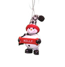 Cozy Snowman Ornament (Letters G - R) - - The Country Christmas Loft