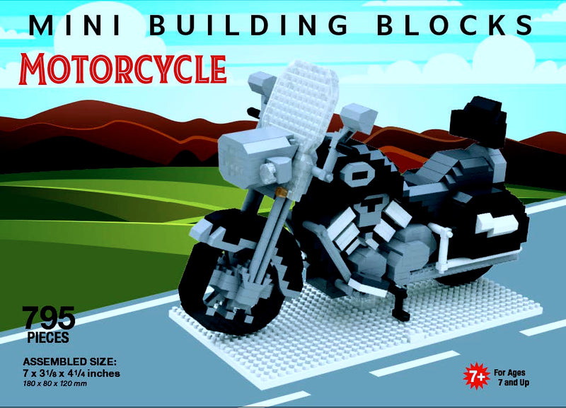 Mini Building Blocks Large - Motorcycle - The Country Christmas Loft