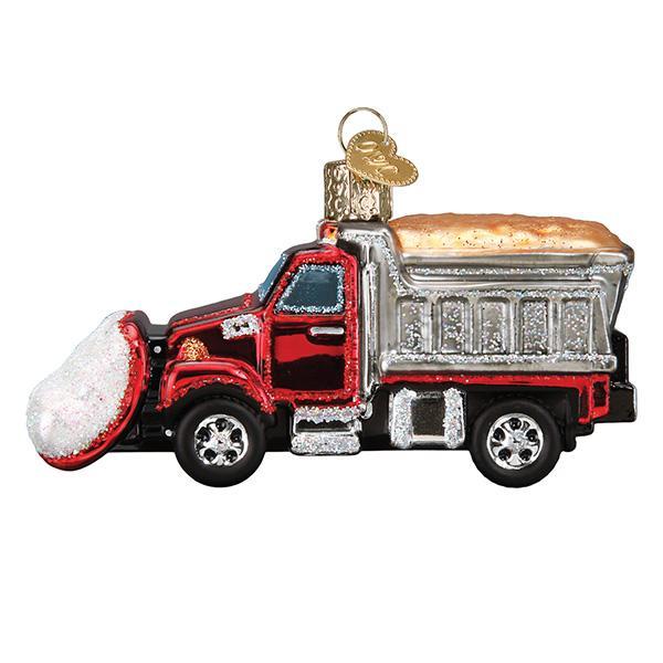 Snow Plow Glass Ornament - The Country Christmas Loft