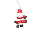 Cozy Snowman Ornament (Letters A - F) - - The Country Christmas Loft