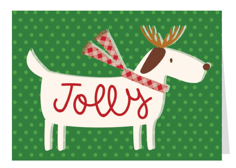 Holiday Favorites 16 Count Card Set - Jolly Puppy - The Country Christmas Loft