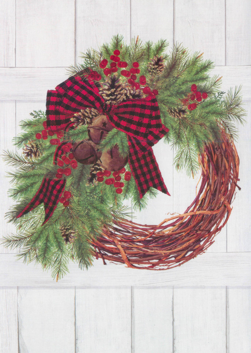 Countryside Christmas Boxed Card 20 Piece - Country Wreath - The Country Christmas Loft