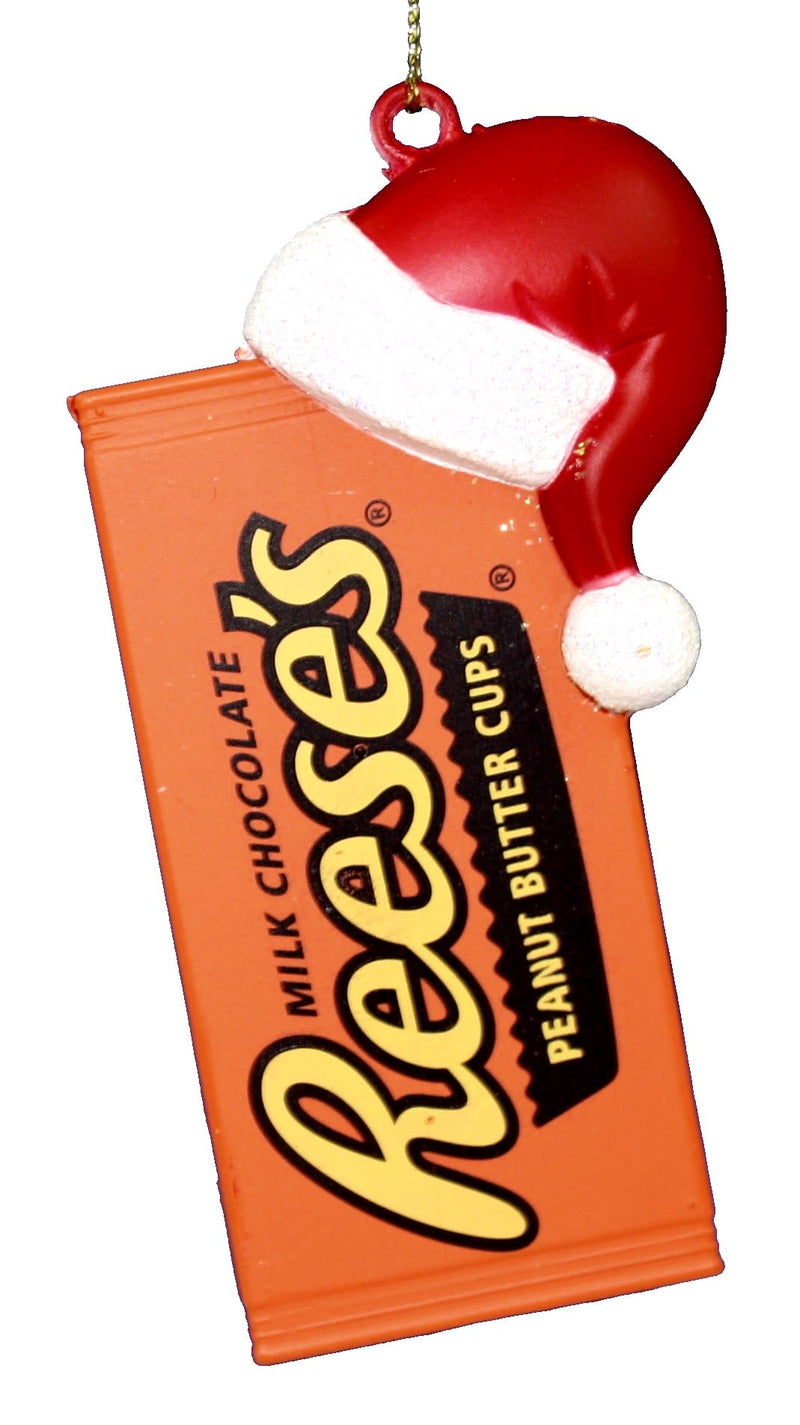 Chocolate Bar W/Hat Ornament - Reeses - The Country Christmas Loft