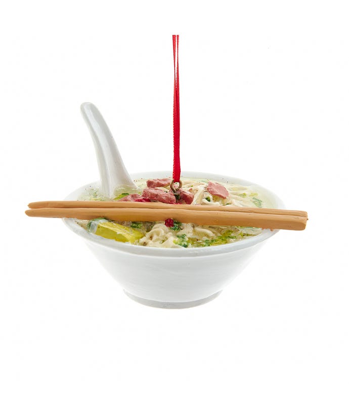 Vietnamese Pho Noodle Bowl Ornament