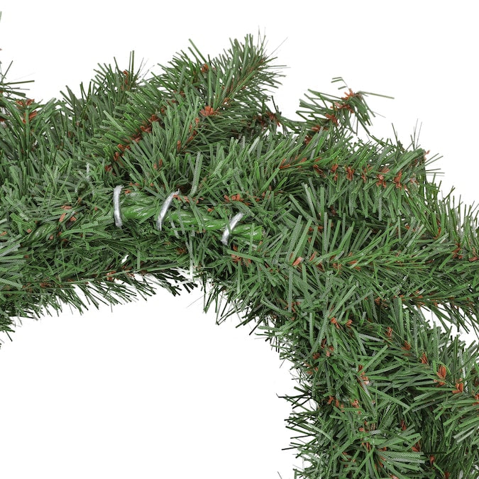 2-Pack 12-in or Outdoor Green Fir Artificial Christmas Wreath - The Country Christmas Loft