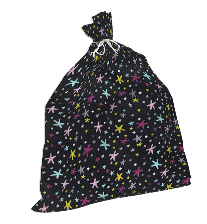 Wrap In A Hurry Giant Toy Sack - Flower Print - The Country Christmas Loft