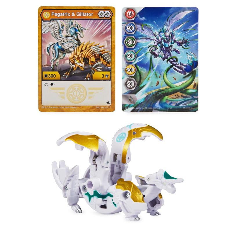 Bakugan Legends Pegatrix X Gillator 2-inch-Tall Collectible Action Figure and Trading Cards - The Country Christmas Loft