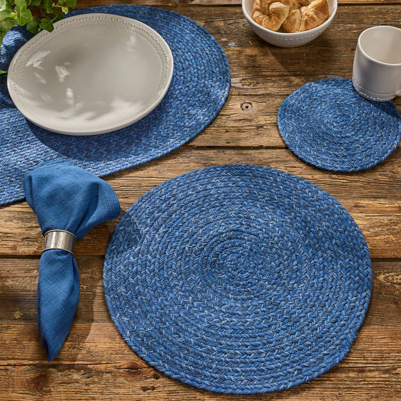 Spice Bin Braided Placemat - Blue