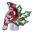 Cardinal & Holly Night Light - The Country Christmas Loft