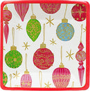 Vintage Ornaments Napkin (Pearl) - Salad Plates - The Country Christmas Loft