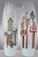 Giant Lit Jar - Birdhouses - - The Country Christmas Loft