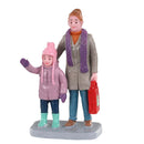 Christmas Market Shopping Figurine - The Country Christmas Loft