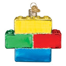 Building Blocks Glass Ornament - The Country Christmas Loft