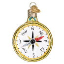 Handheld Compass Glass Ornament - The Country Christmas Loft
