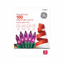 GE String-A-Long 100-Count 20.6-ft Purple Incandescent Plug-In Christmas String Lights