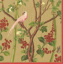 Scots Wallpaper Gold - Napkin Cocktail