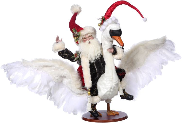 Mark Roberts Santa On A Goose - The Country Christmas Loft