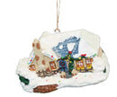 Thomas Kinkade Winter House Ornaments - Chimney in Front - The Country Christmas Loft
