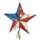 Capiz American Flag Inspired Star Treetop - The Country Christmas Loft