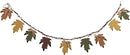 MDF Maple Leaf Garland - The Country Christmas Loft