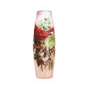 Pine Bough & Cardinal Lighted Vase - 4 x 4 x 11.75 - Home & Living >> Lighting >> Lamps - by Stony Creek