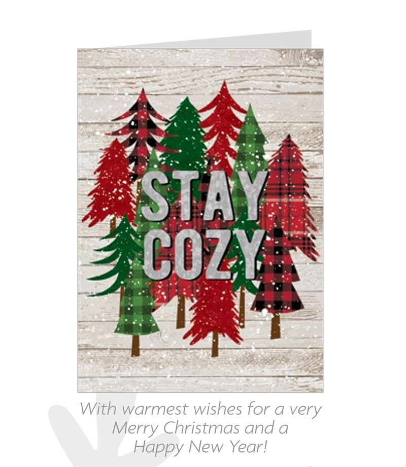 Farmhouse 18 Count Card Set - Stay Cozy - The Country Christmas Loft