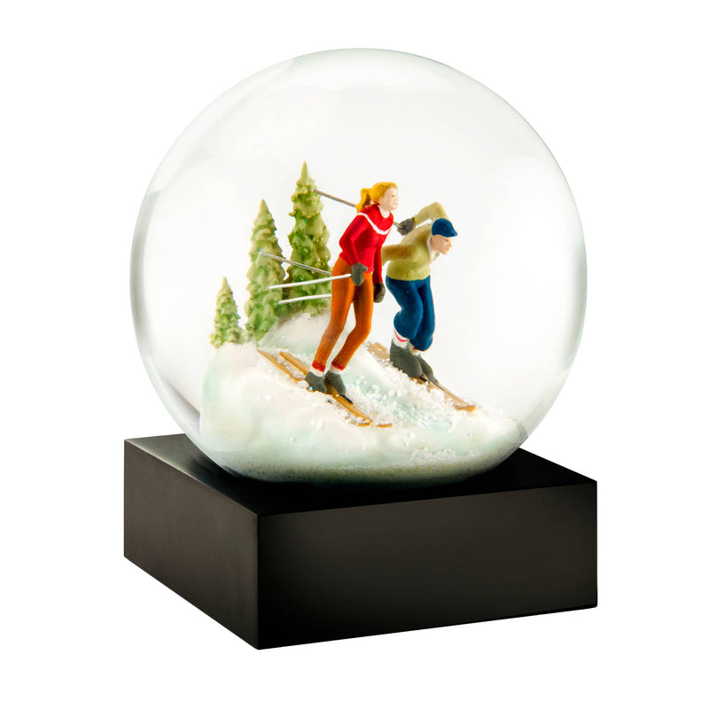 Skiers Snow Globe - The Country Christmas Loft