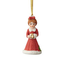 Growing Up Girl Ornament -  Brunette Age 5 - The Country Christmas Loft