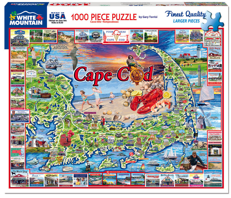 Cape Cod - 1000 Piece Jigsaw Puzzle - The Country Christmas Loft