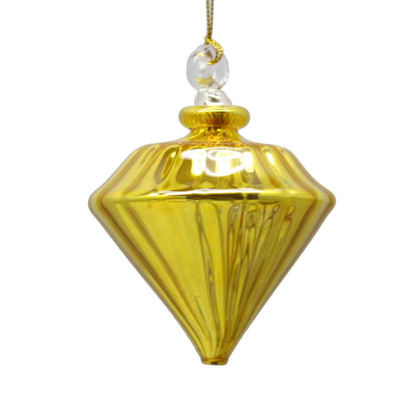 Shiny and Cute Egyptian Glass Cone - Gold