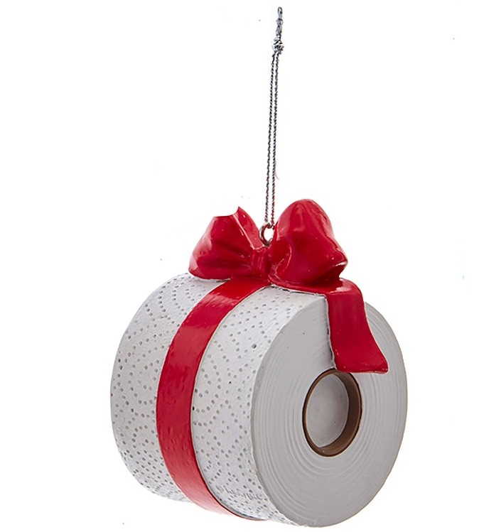 Pandemic Memories Ornament - Single Roll of Toilet Paper - The Country Christmas Loft