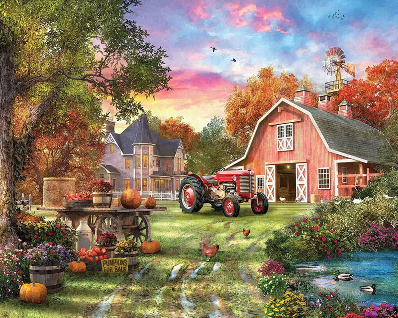 Farm Life - 1000 Piece Jigsaw Puzzle - The Country Christmas Loft