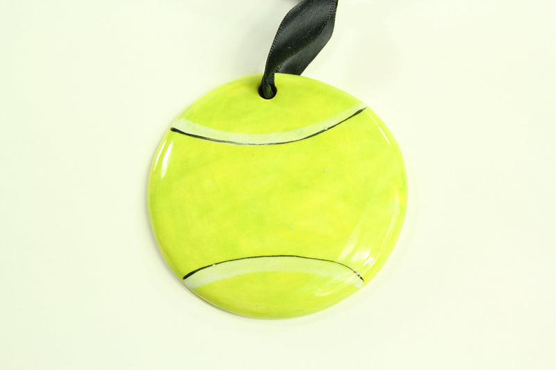 Tennis Hand Painted Ornament - The Country Christmas Loft