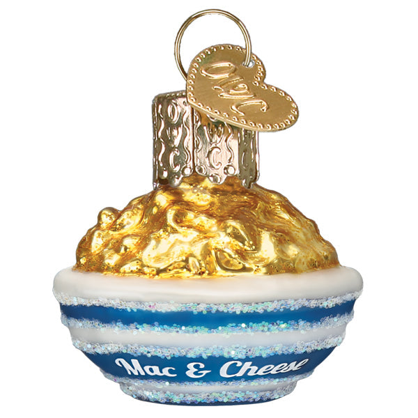Gumdrop Mini Mac and Cheese Glass Ornament - The Country Christmas Loft
