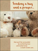 Get Well Card - Sending a Hug and a Prayer - The Country Christmas Loft