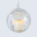 Battery-Operated Lighted LED Candle In Votive Ornament - The Country Christmas Loft