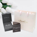 Sterling Silver Trinity Necklace With SW Crystals