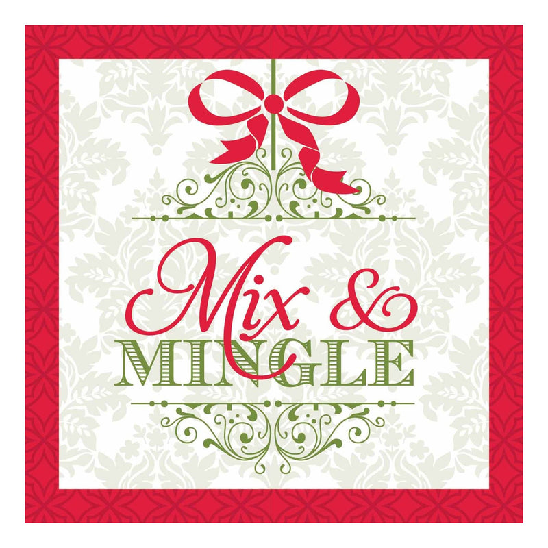 Mix And Mingle Cocktail Napkin - The Country Christmas Loft