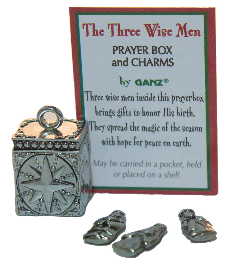 The Three Wise Men Prayer Box and Charms - The Country Christmas Loft