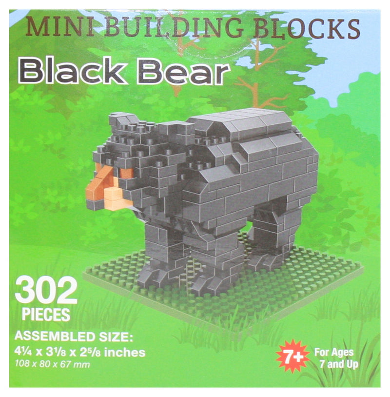 Black Bear Mini Building Blocks - The Country Christmas Loft