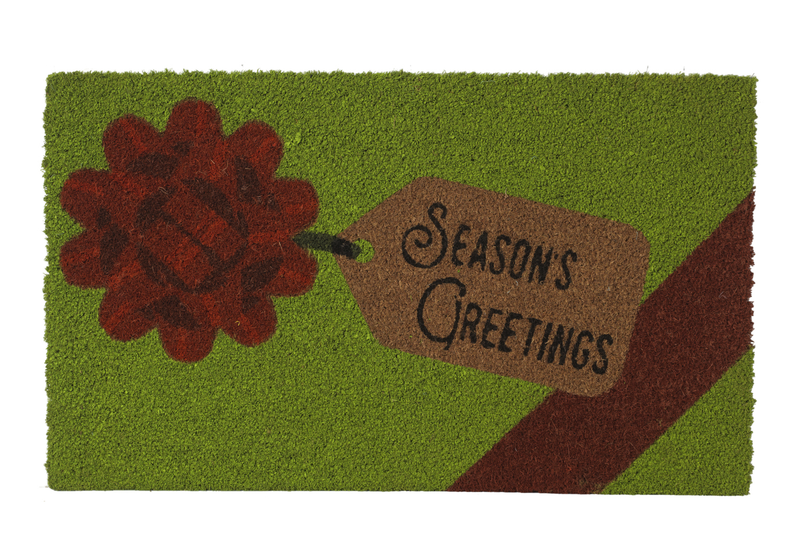 Christmas Coir Doormat - Season's Greetings - The Country Christmas Loft