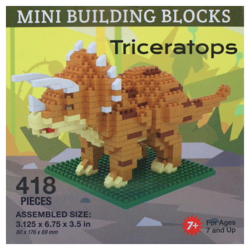 Mini Building Blocks - Triceratops - The Country Christmas Loft