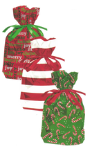 Large Pull String Gift Bag - 3 Pack - The Country Christmas Loft