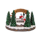 Battery-Operated LED Musical Snowman Ice Rink Table PieceLED Musical Snowman Ice Rink B/O - The Country Christmas Loft