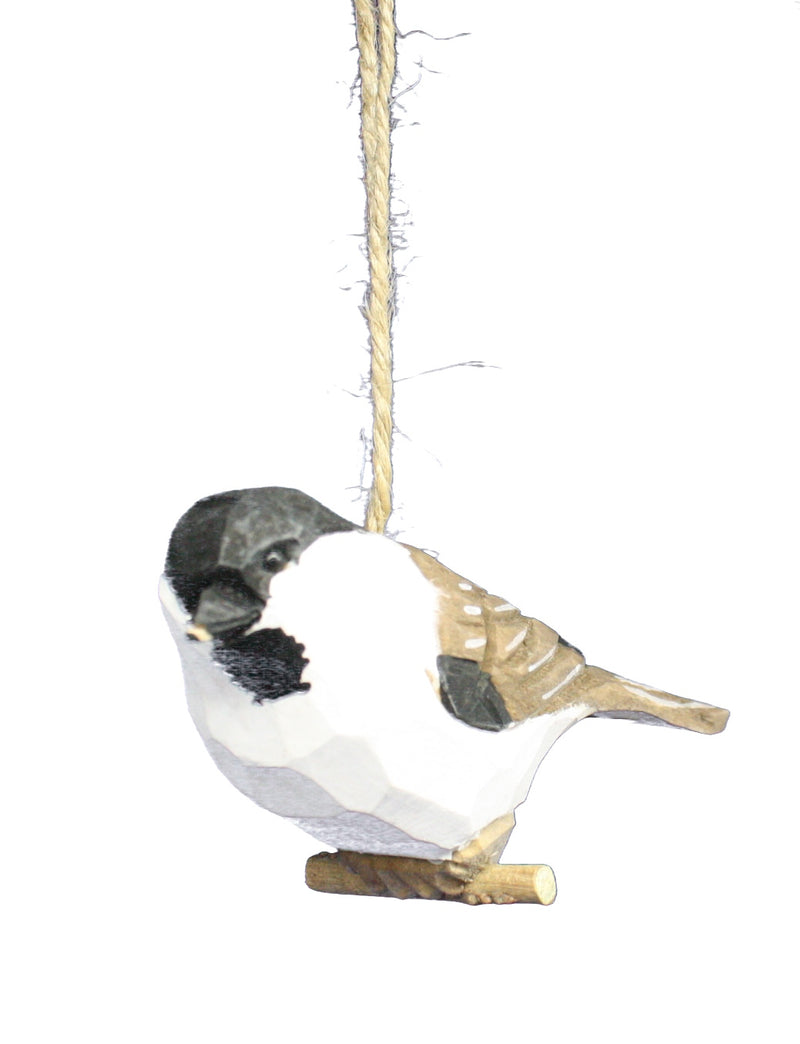 Chickadee 3D Wooden Ornament - The Country Christmas Loft
