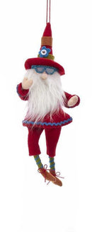 Gnome Wearing Sunglasses Ornament - Red - The Country Christmas Loft