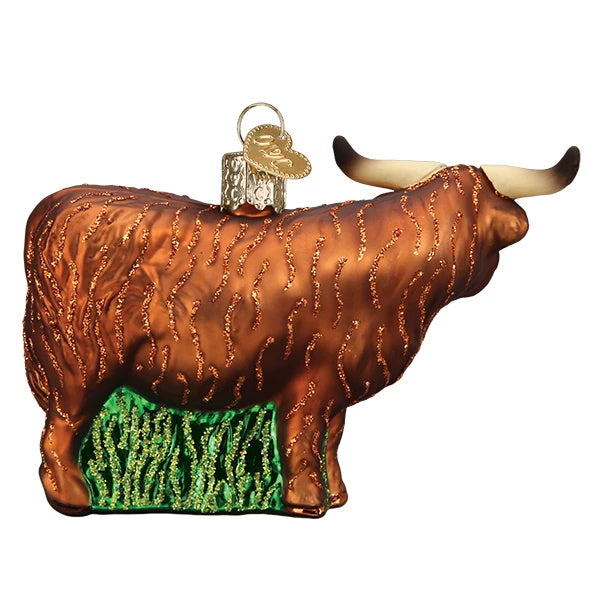 Highland Cow Ornament - The Country Christmas Loft