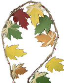MDF Maple Leaf Garland - The Country Christmas Loft