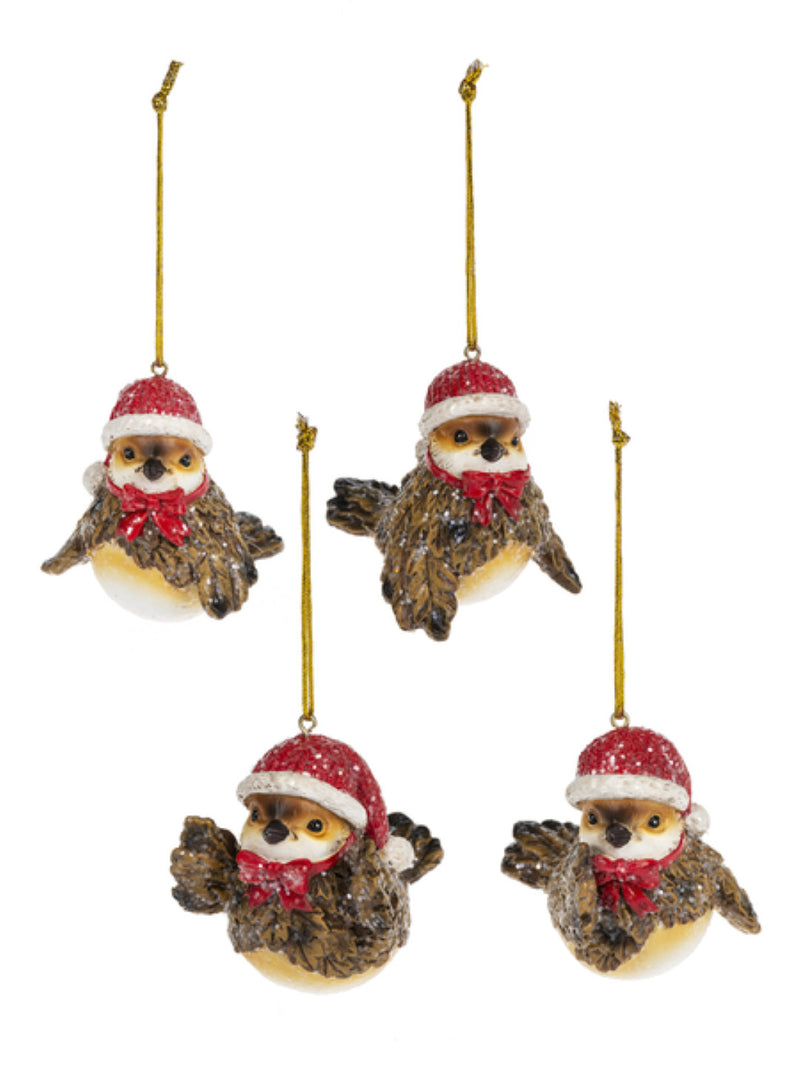 Santa Birds Ornament -  Style