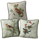 Festive Bird Pillow - - The Country Christmas Loft
